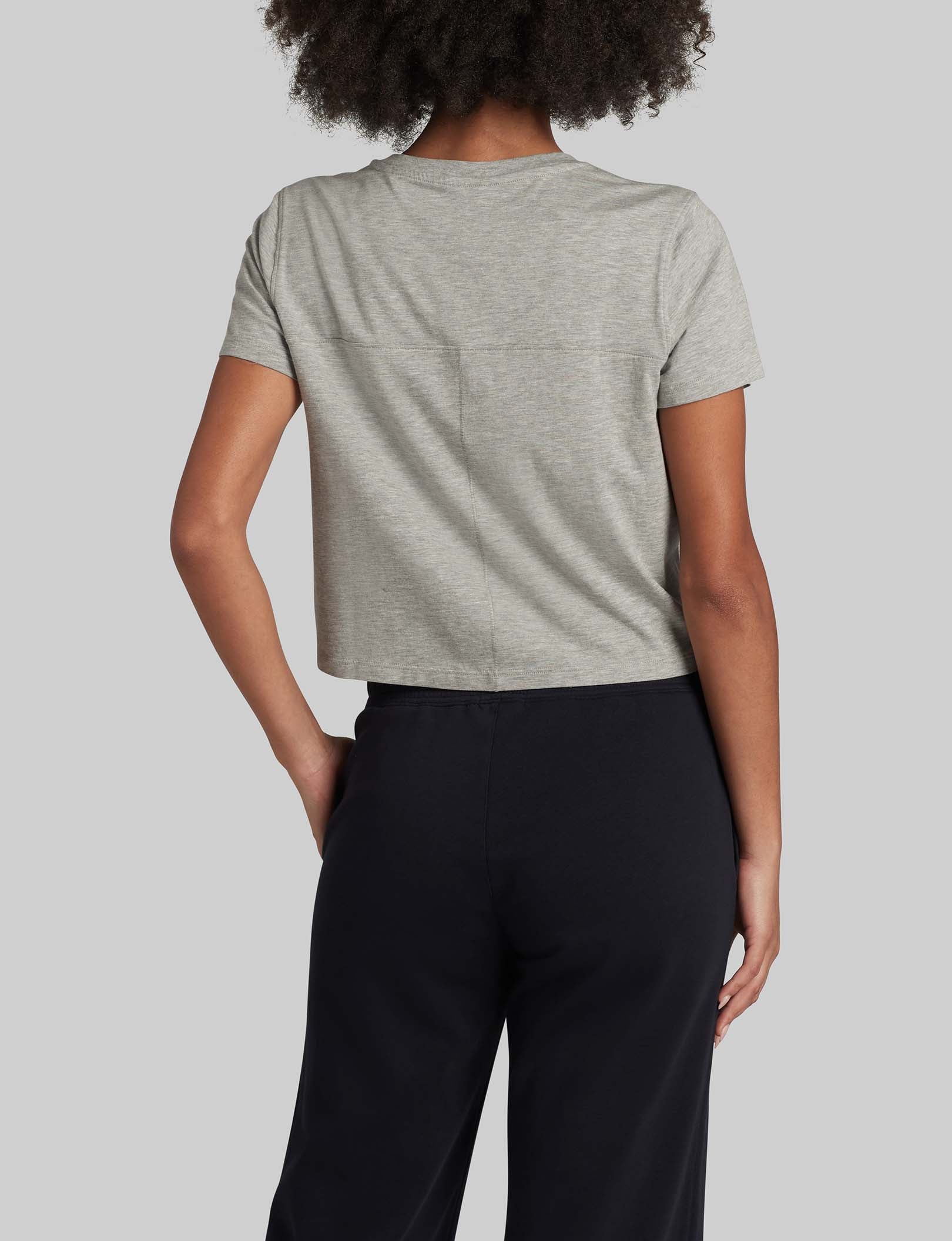 Women's Second Skin Not-Too-Cropped Crew Neck Tee - Image 9
