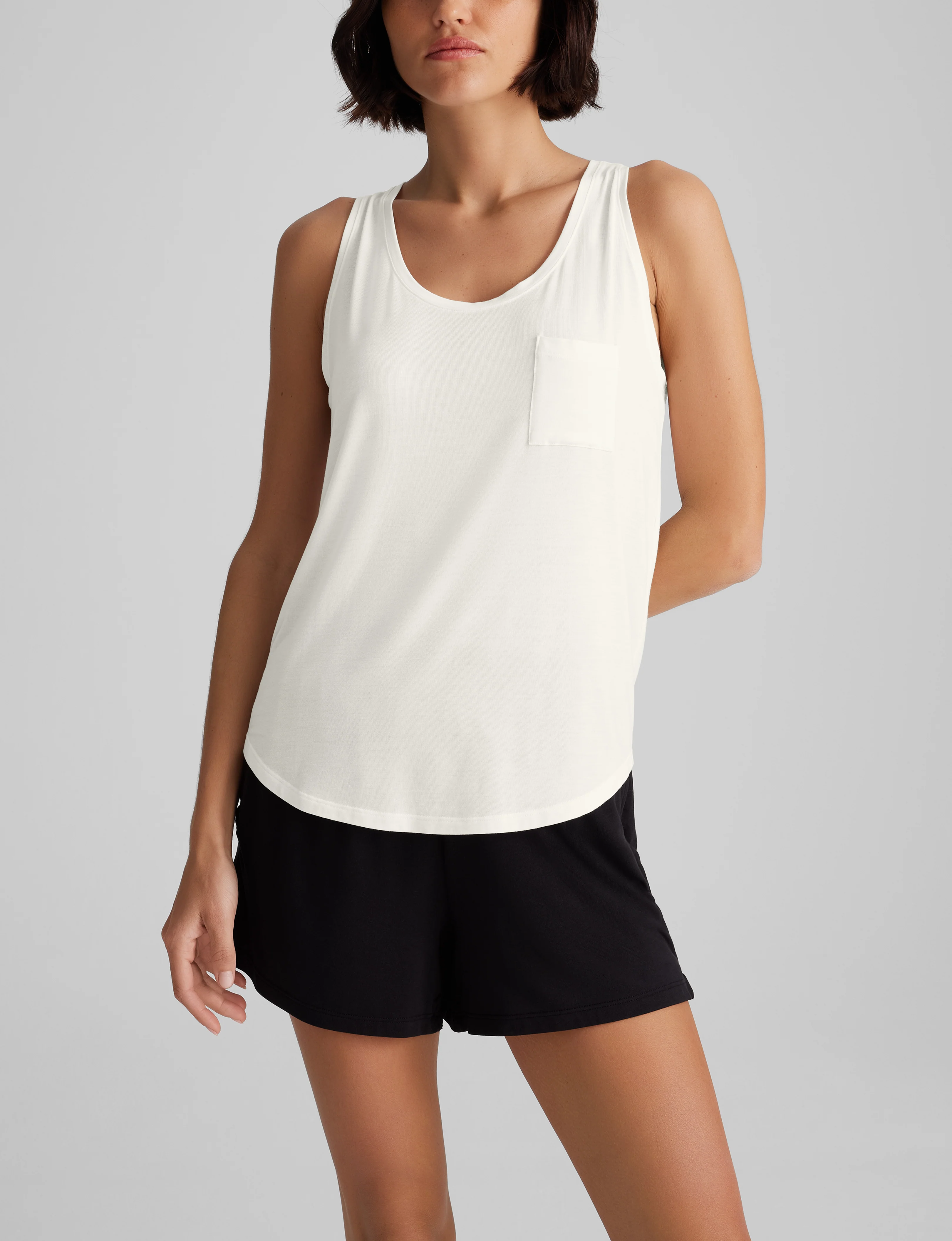 Women's Second Skin Sleep Pocket Tank - Image 3