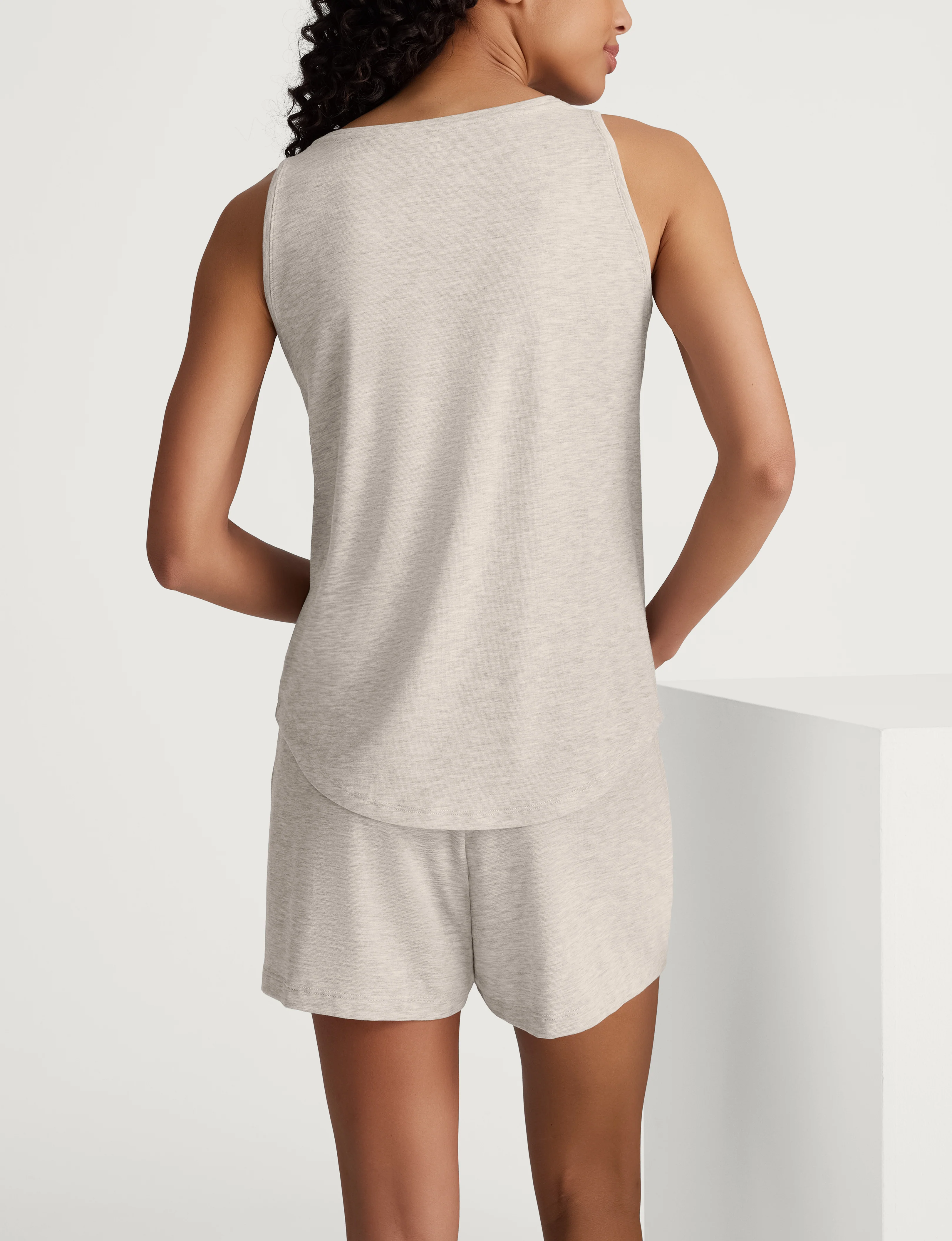 Women's Second Skin Sleep Pocket Tank & Short Set - Image 11