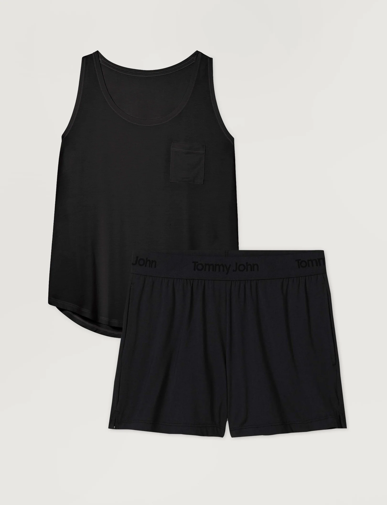 Women's Second Skin Sleep Pocket Tank & Short Set - Image 14