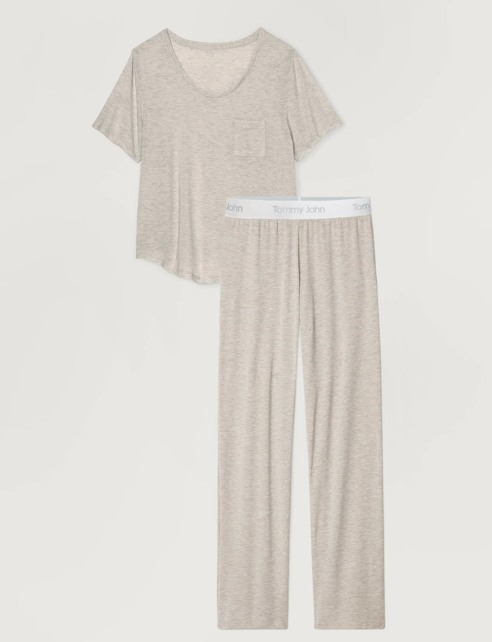 Women's Second Skin Sleep Pocket Tee & Pant Set - Image 23