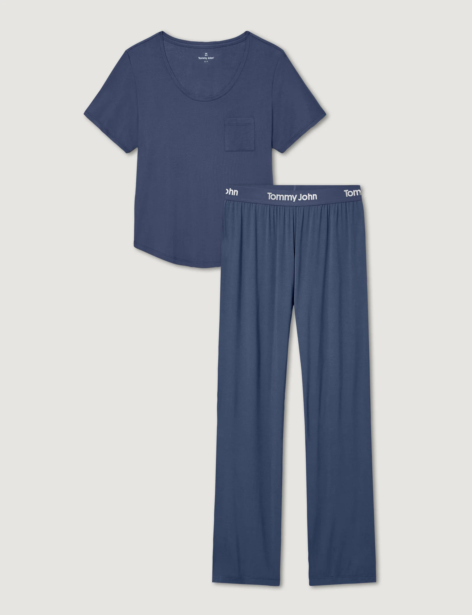 Women's Second Skin Sleep Pocket Tee & Pant Set - Image 32