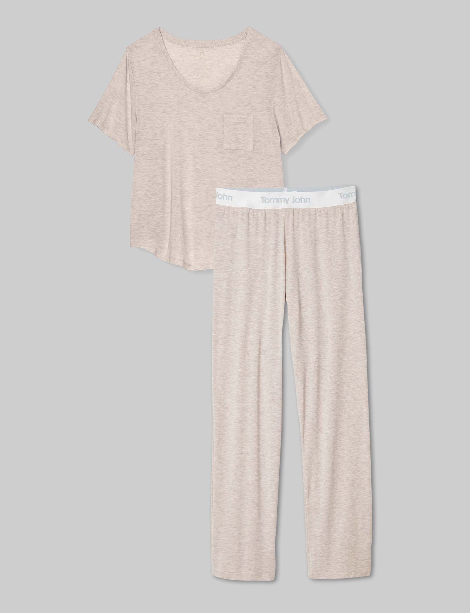 Women's Second Skin Sleep Pocket Tee & Pant Set - Image 5