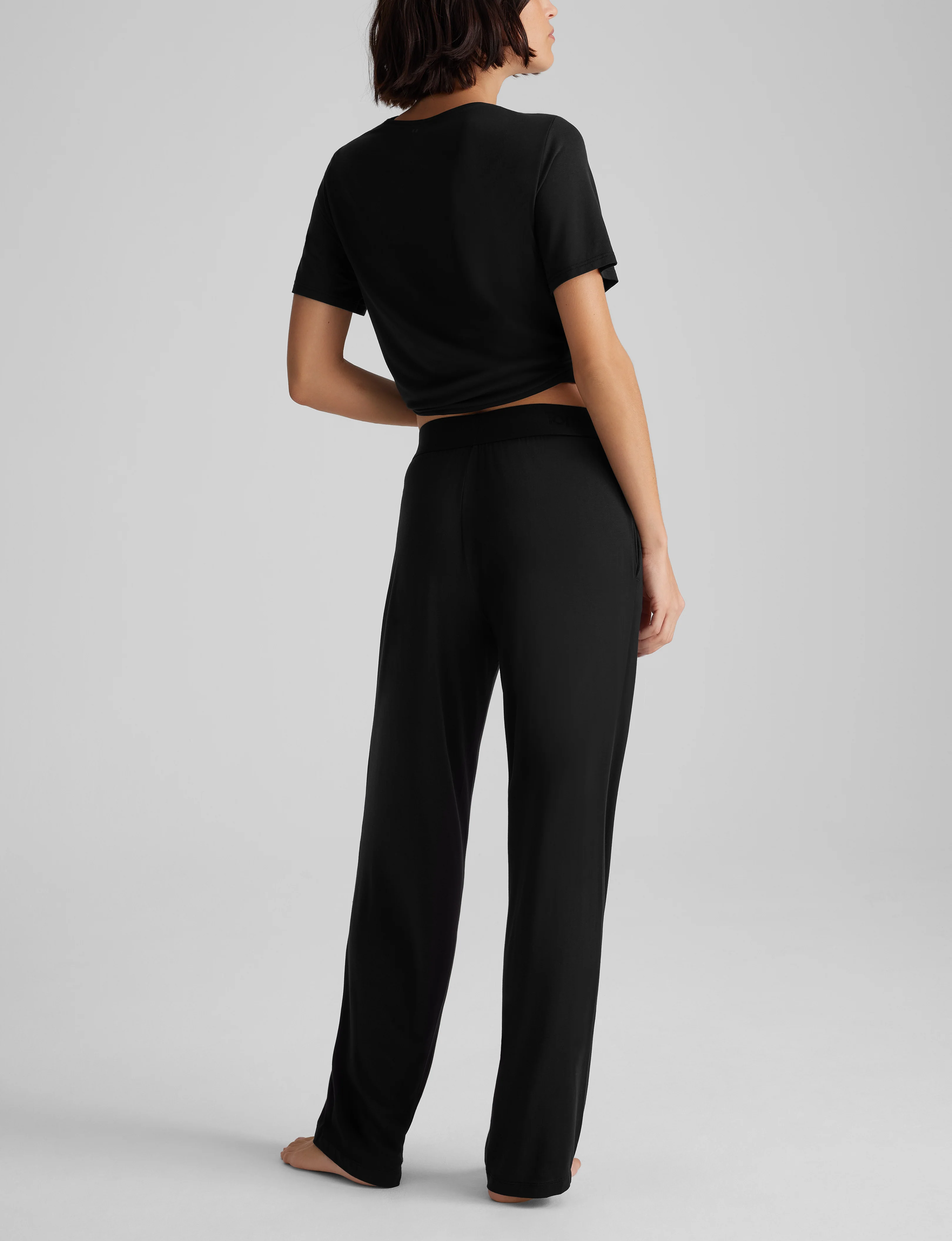 Women's Second Skin Sleep Pocket Tee & Pant Set - Image 7