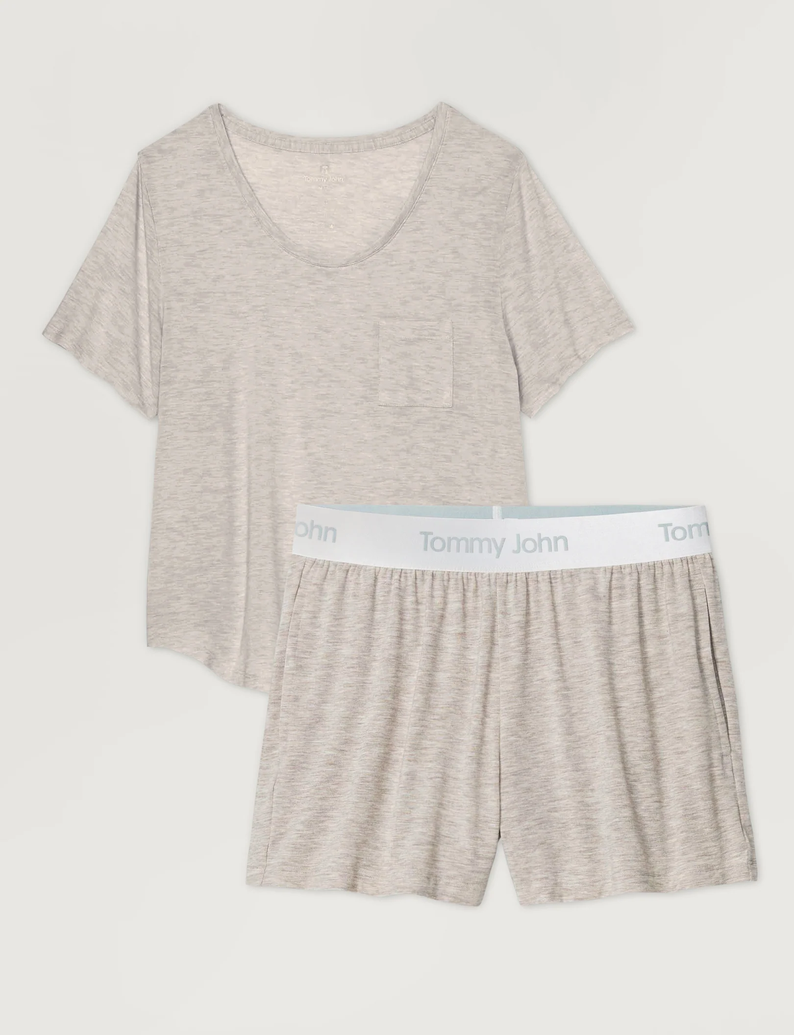 Women's Second Skin Sleep Pocket Tee & Short Set - Image 17