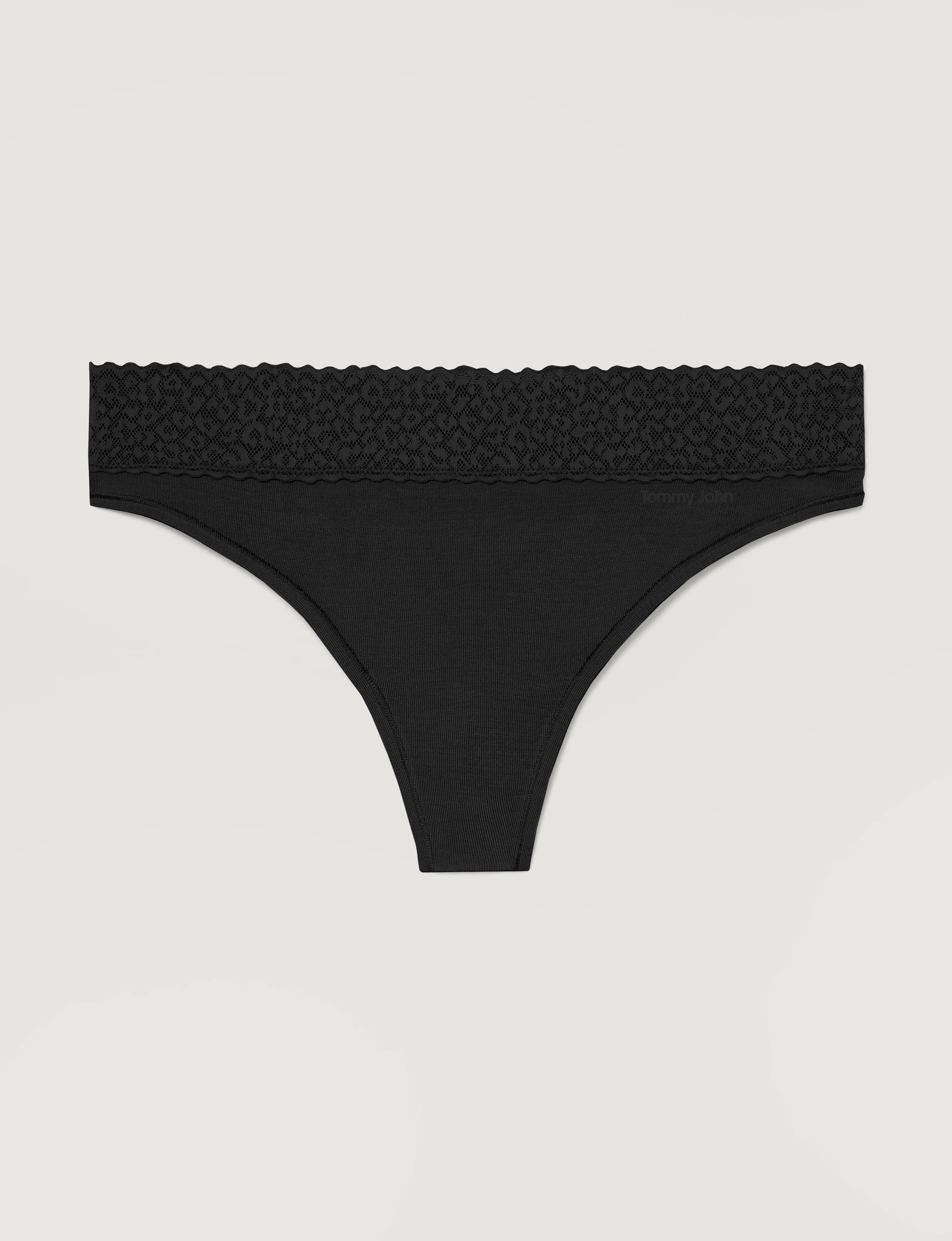 Women's Second Skin Thong, Lace Waist - Image 26