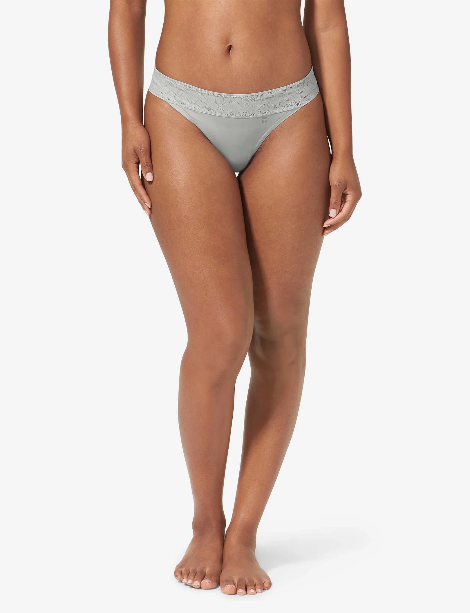 Women's Second Skin Thong, Lace Waist - Image 108