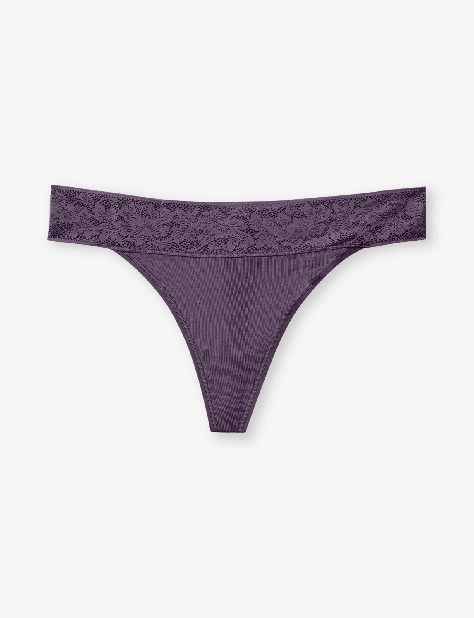 Women's Second Skin Thong, Lace Waist - Image 114