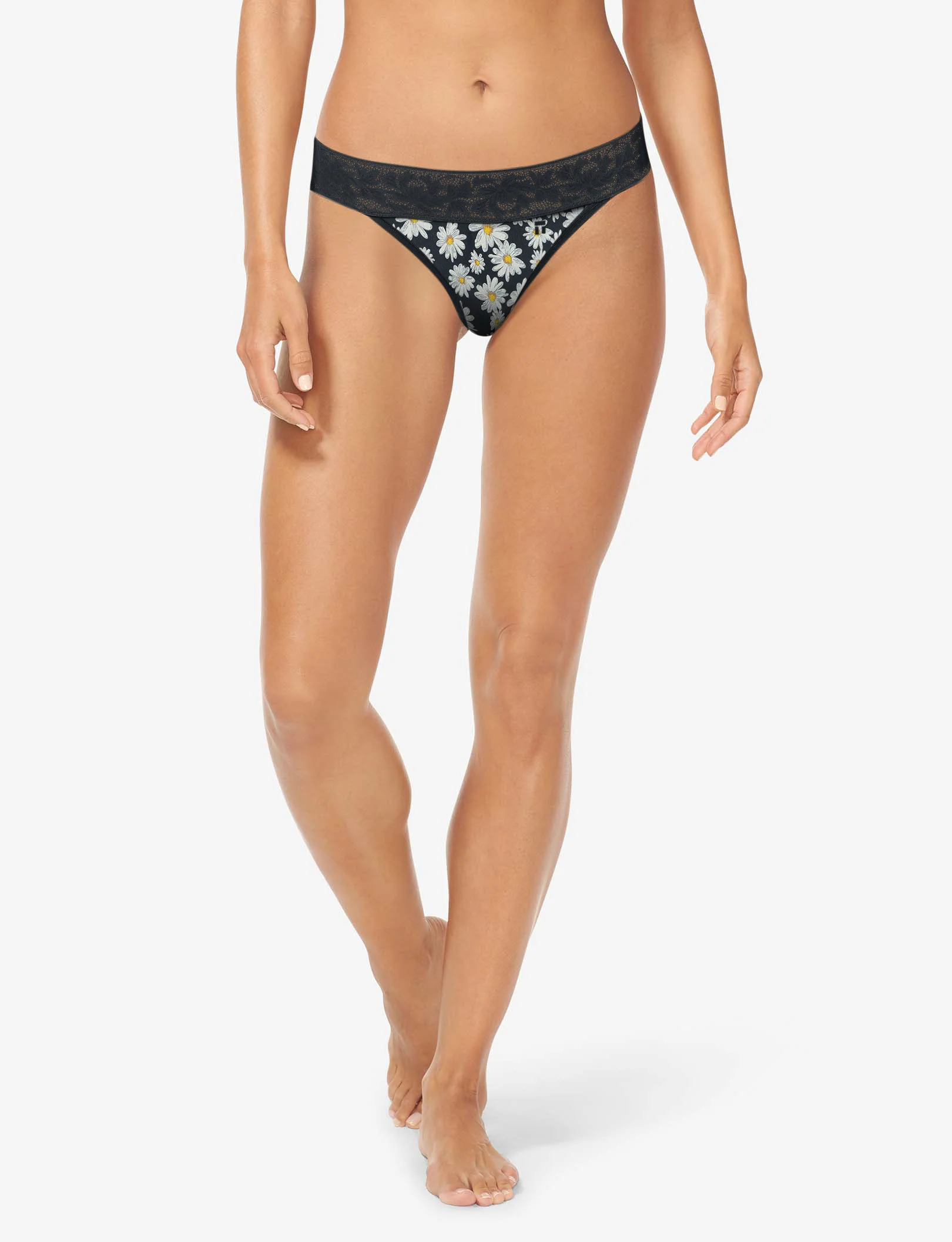 Women's Second Skin Thong, Lace Waist - Image 118