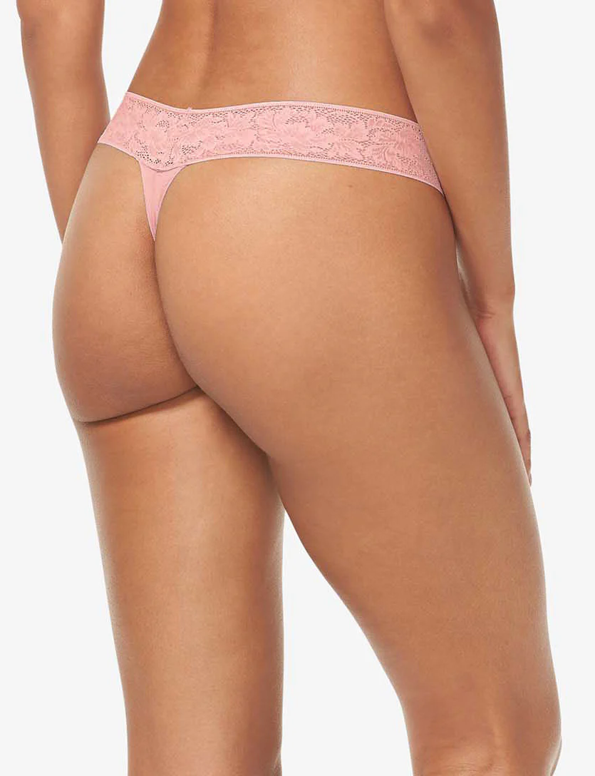 Women's Second Skin Thong, Lace Waist - Image 137