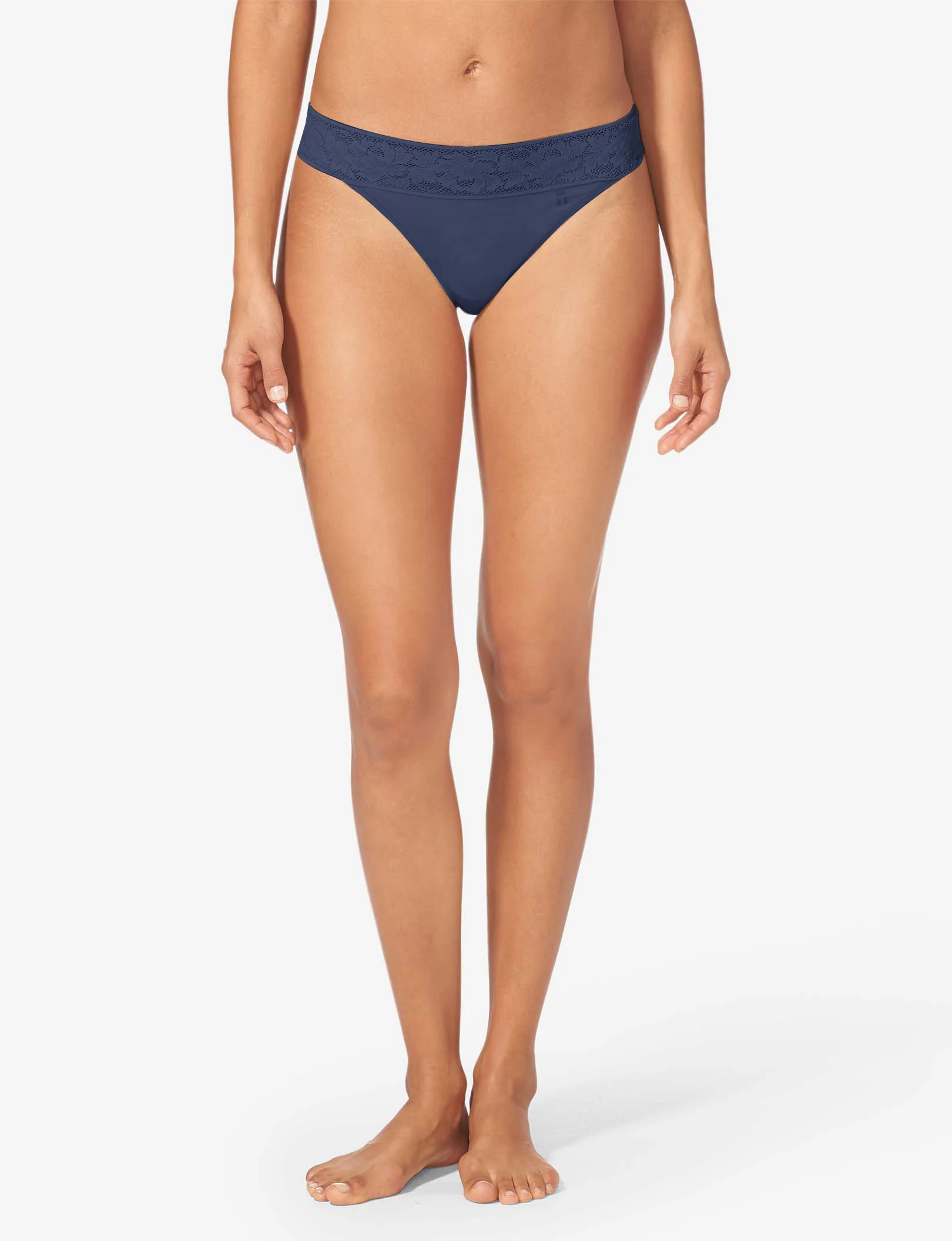 Women's Second Skin Thong, Lace Waist - Image 139
