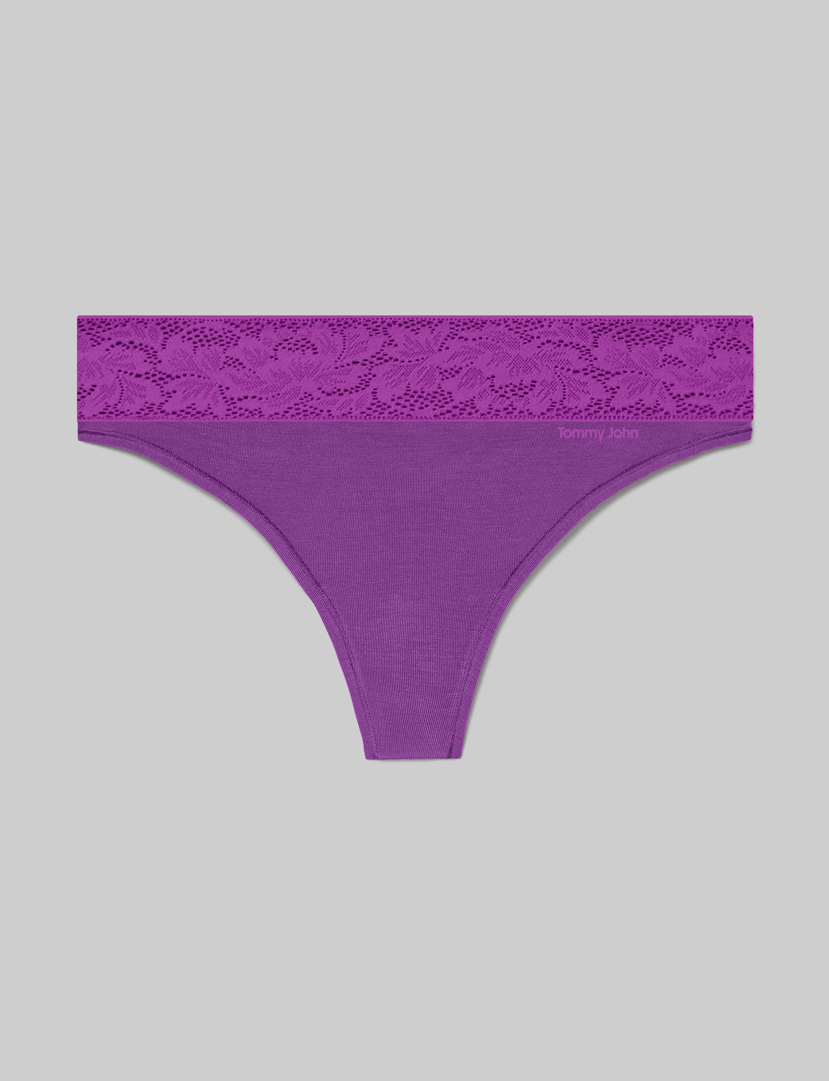 Women's Second Skin Thong, Lace Waist - Image 43