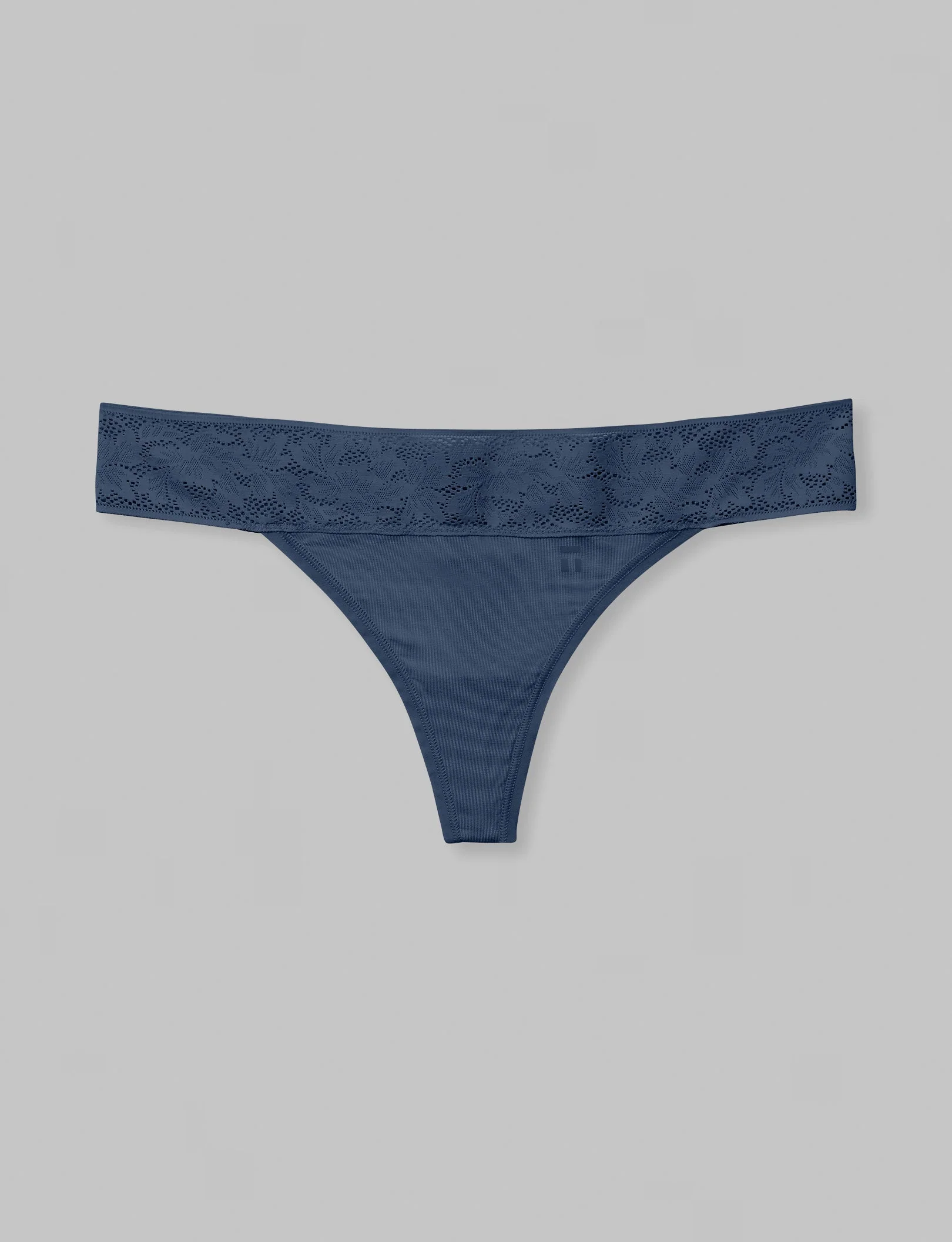 Women's Second Skin Thong, Lace Waist - Image 44