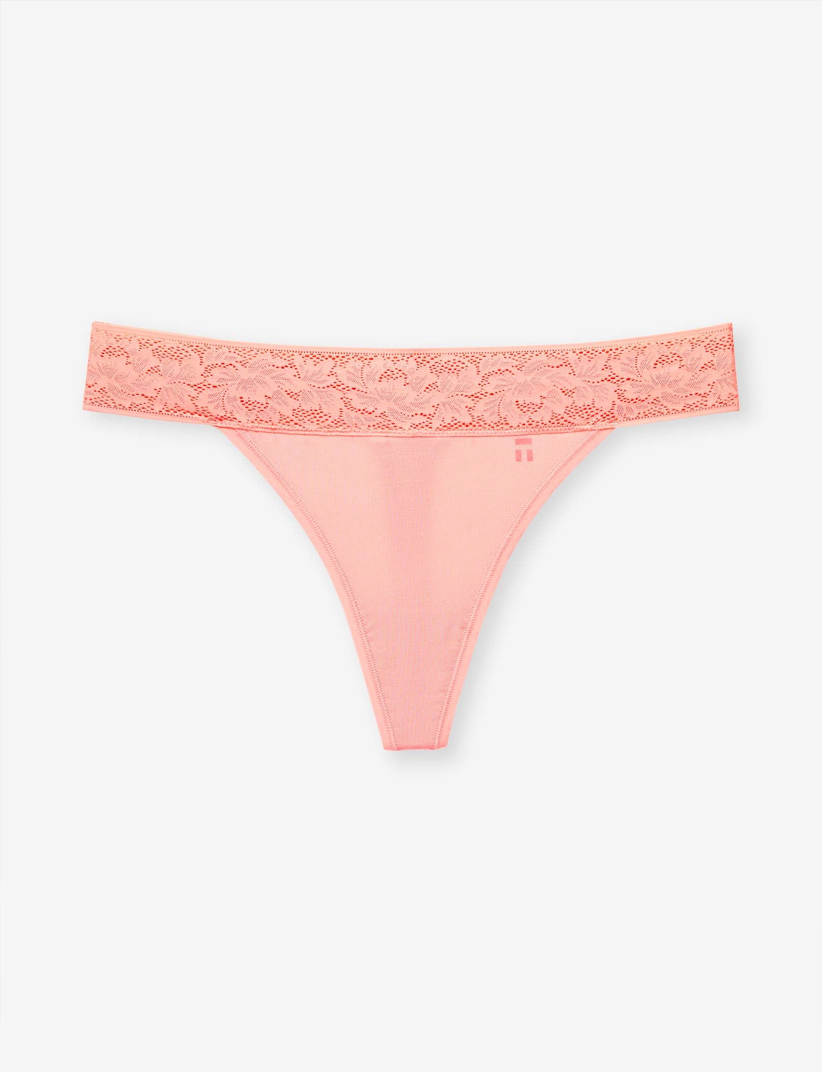 Women's Second Skin Thong, Lace Waist - Image 60