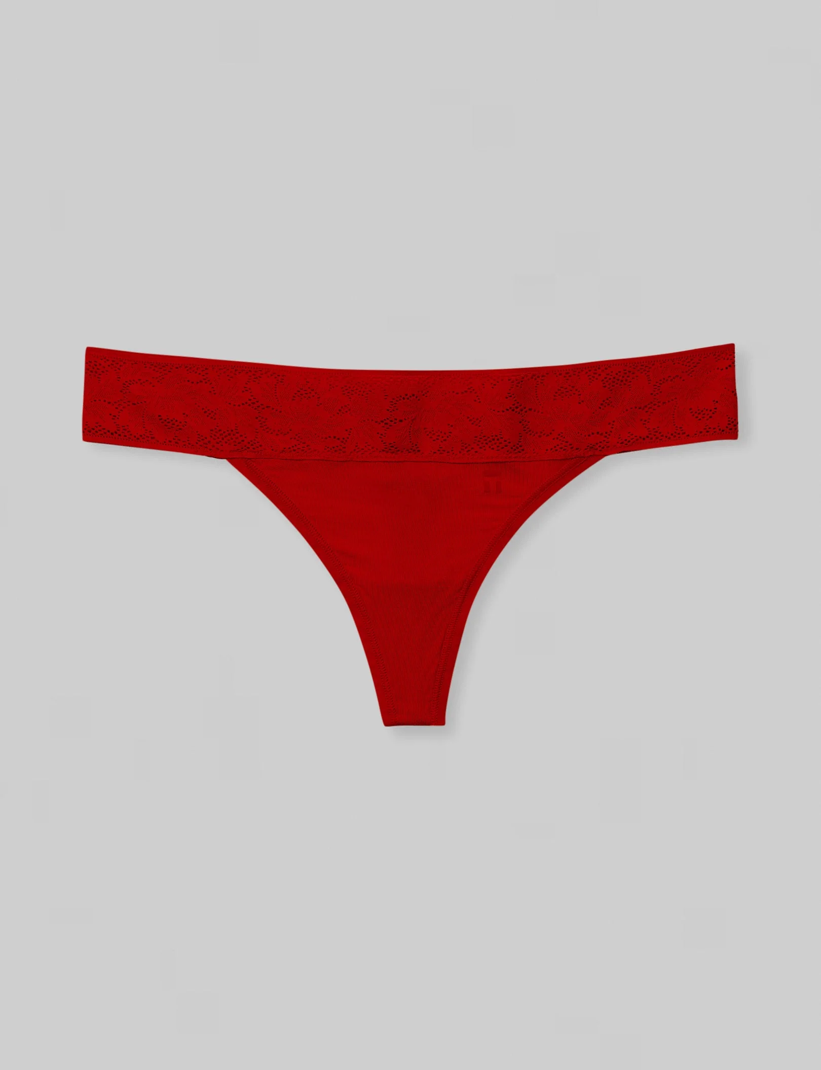 Women's Second Skin Thong, Lace Waist - Image 77
