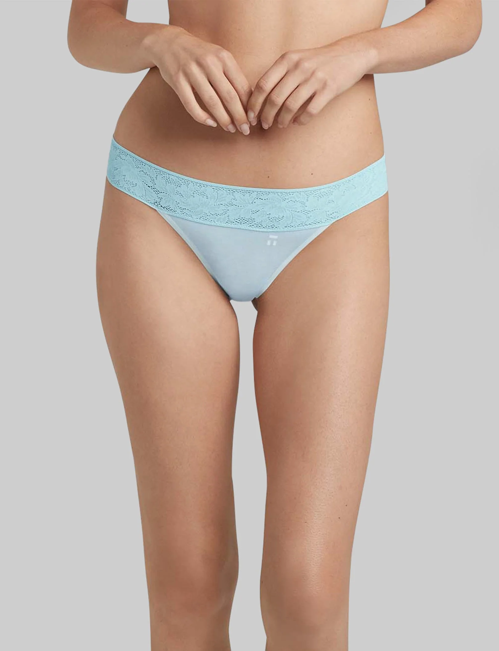Women's Second Skin Thong, Lace Waist - Image 78