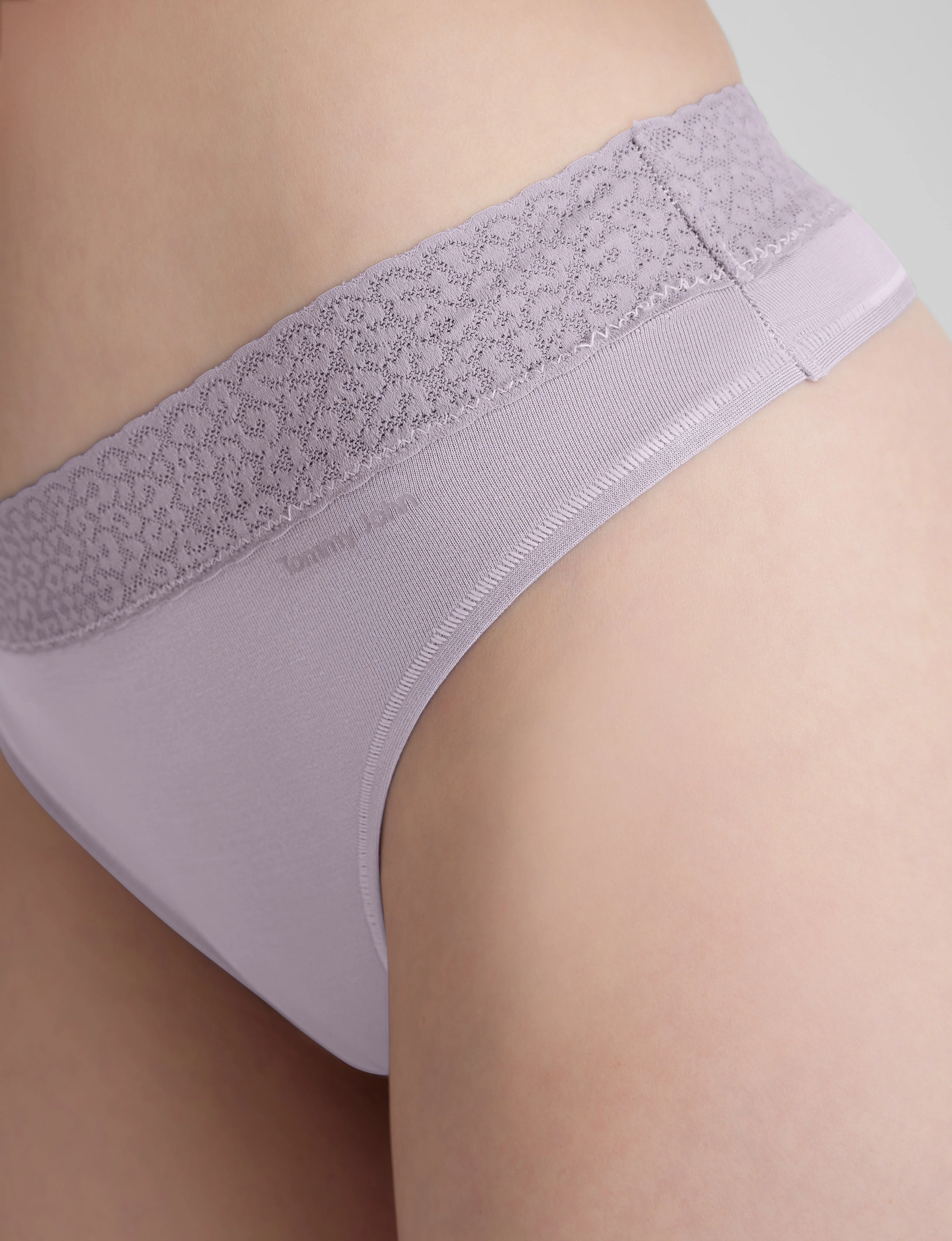 Women's Second Skin Thong, Lace Waist - Image 8