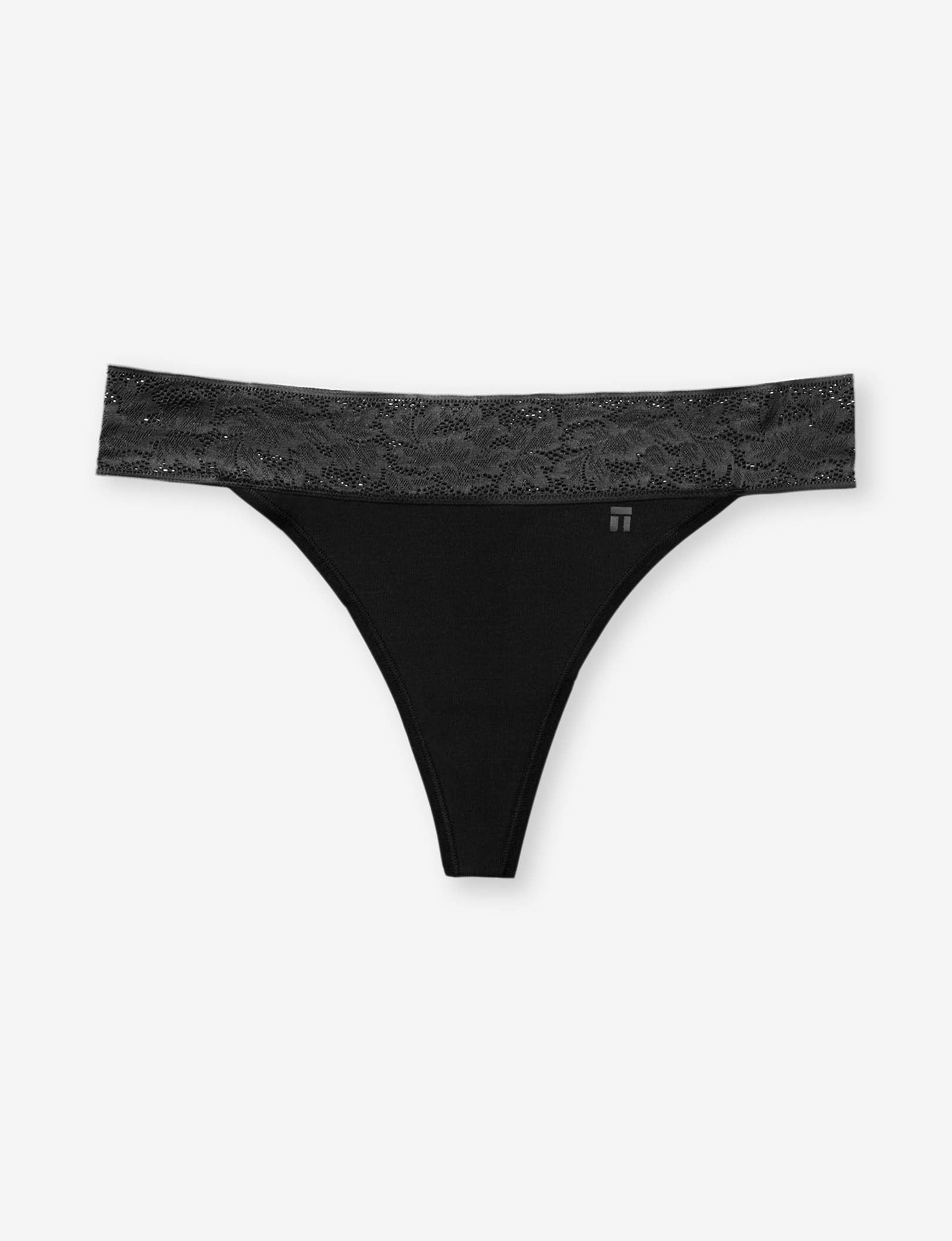 Women's Second Skin Thong, Lace Waist - Image 89