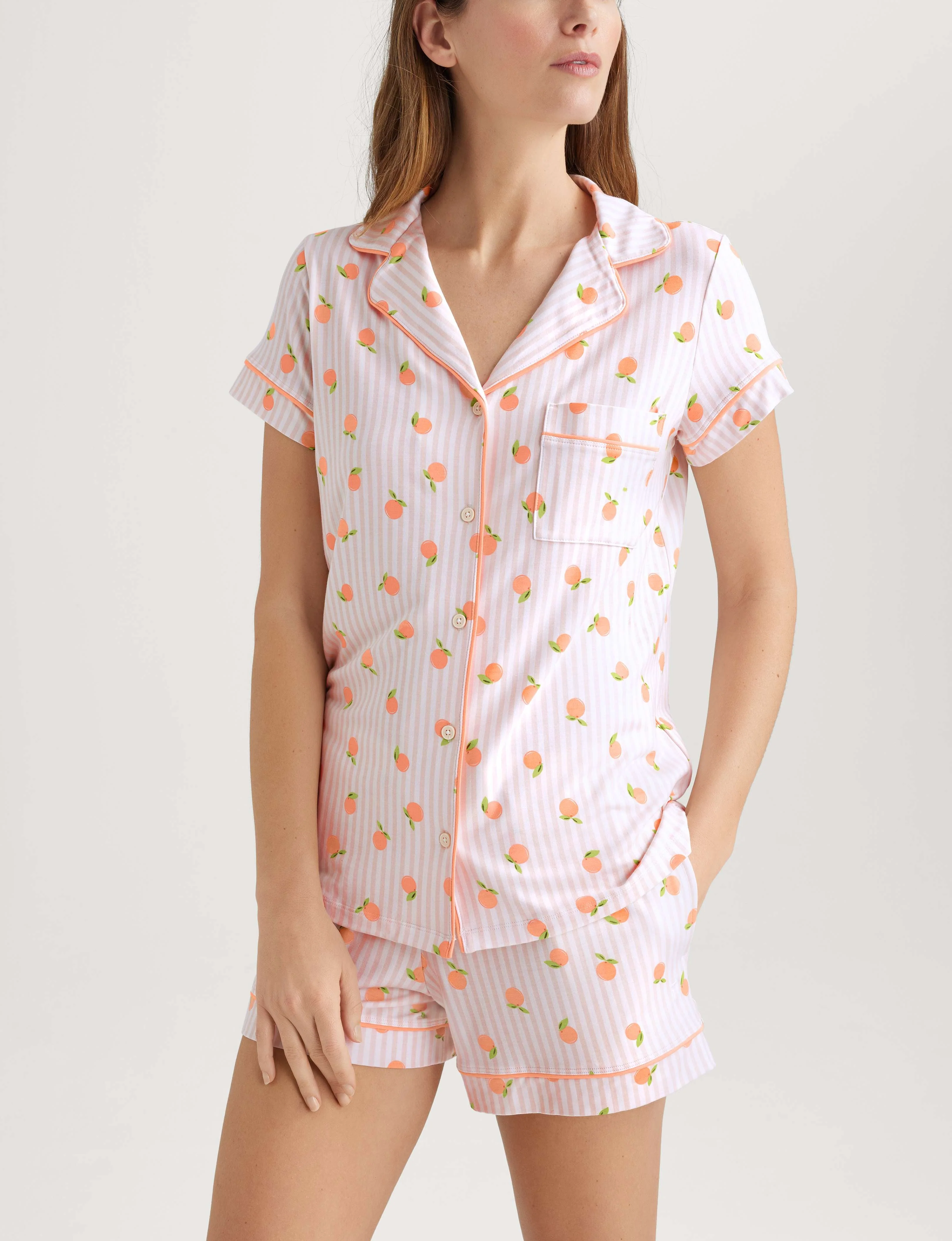 Women's Downtime Pajama Top & Short Set - Image 2