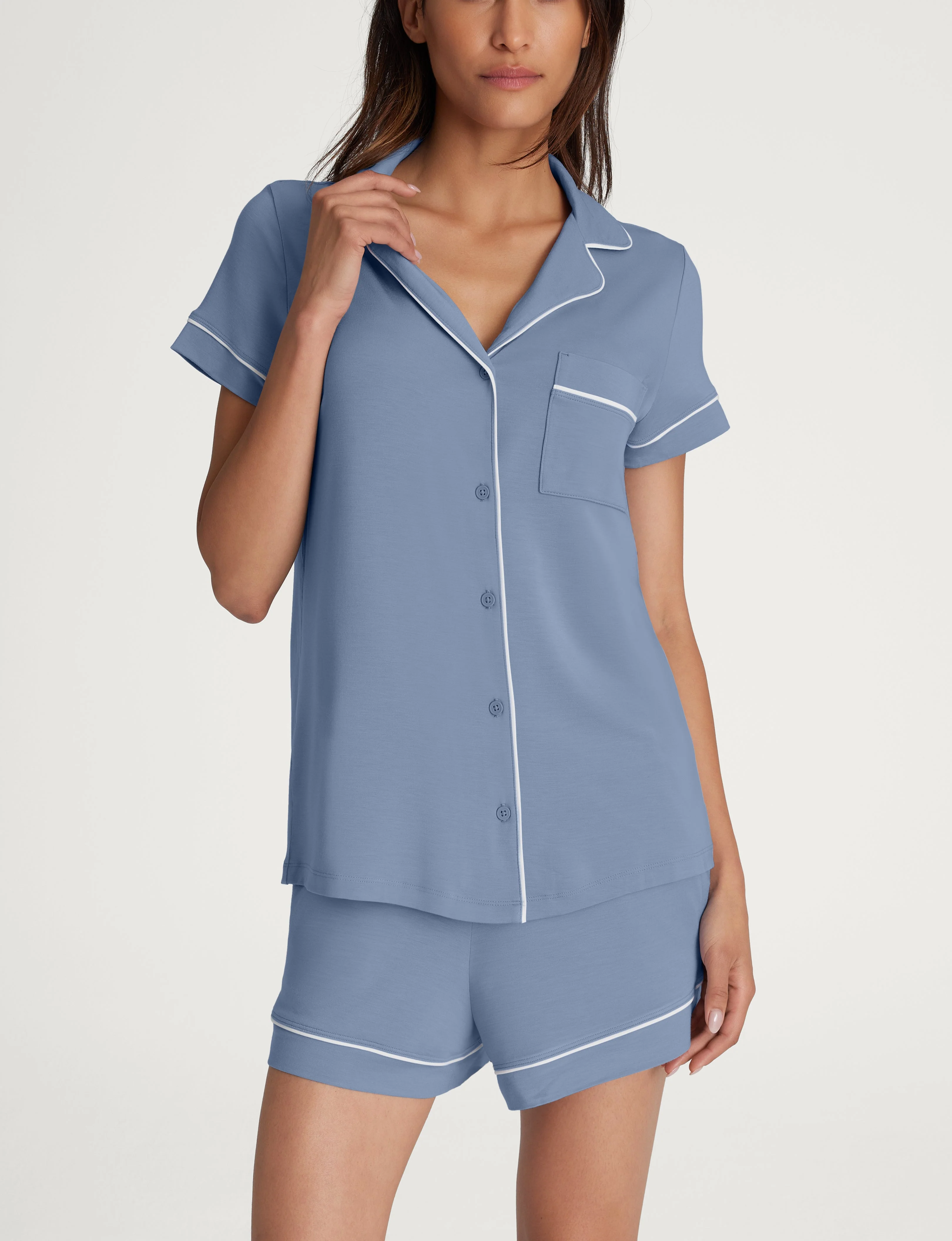 Women's Downtime Pajama Top & Short Set - Image 23