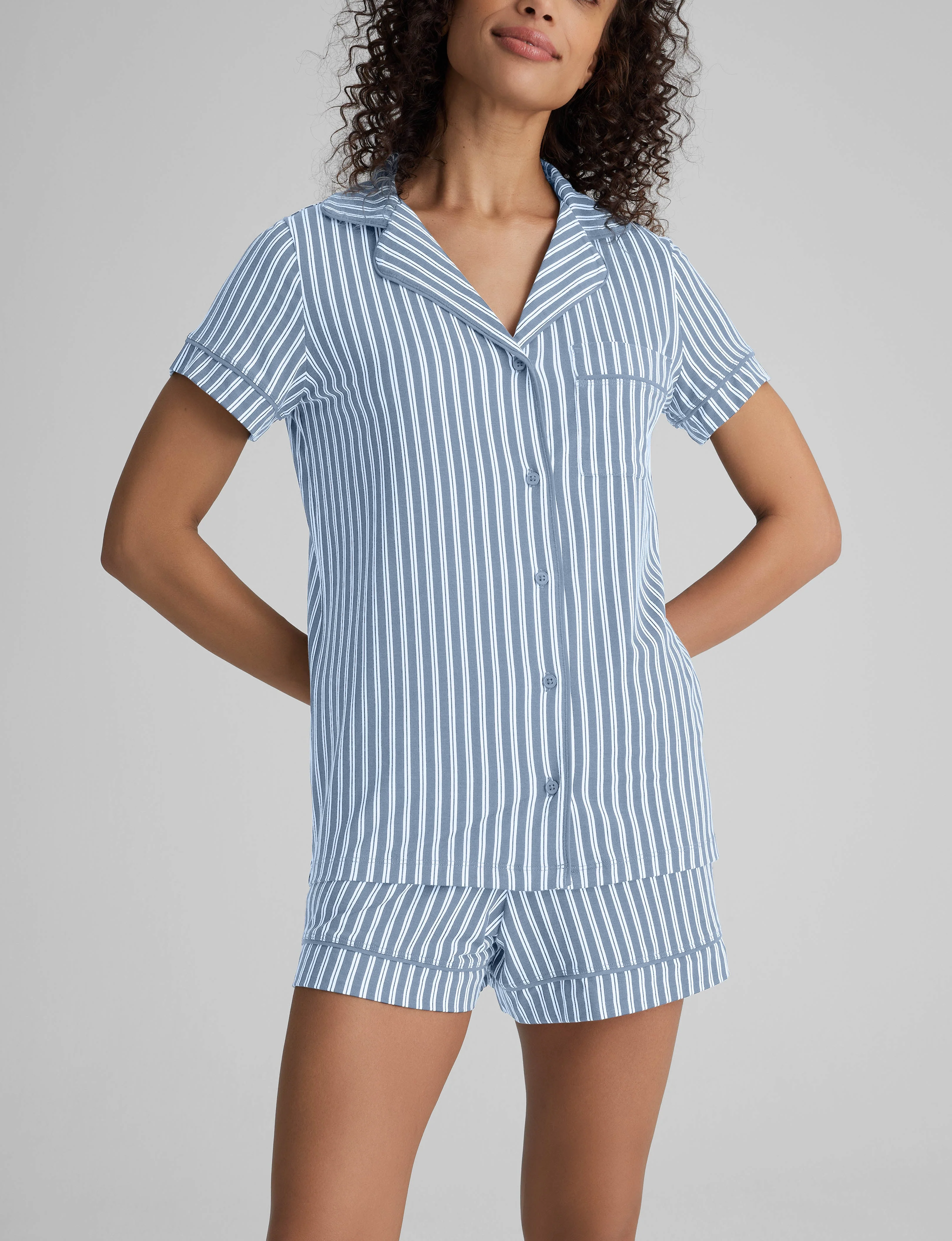 Women's Downtime Pajama Top & Short Set - Image 32