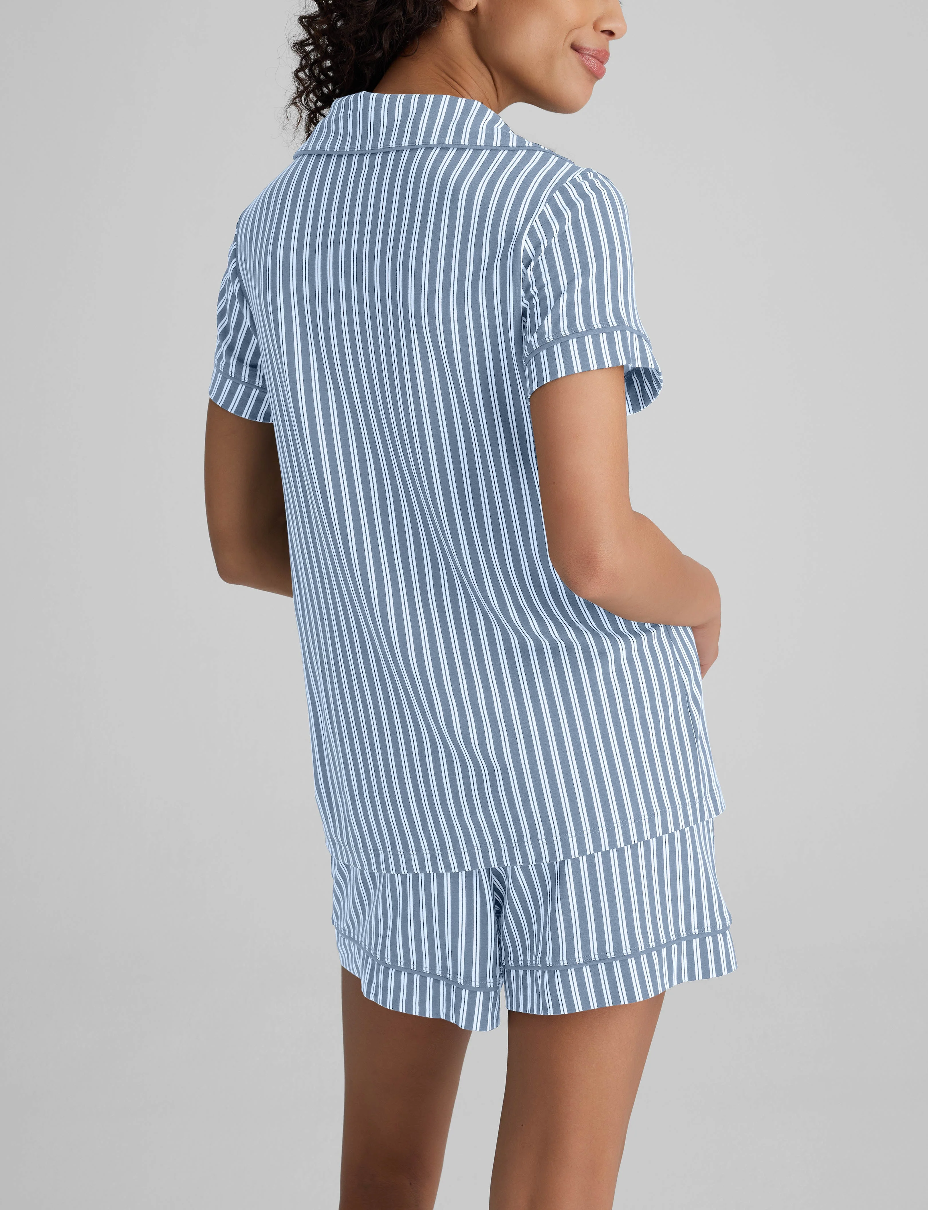 Women's Downtime Pajama Top & Short Set - Image 33