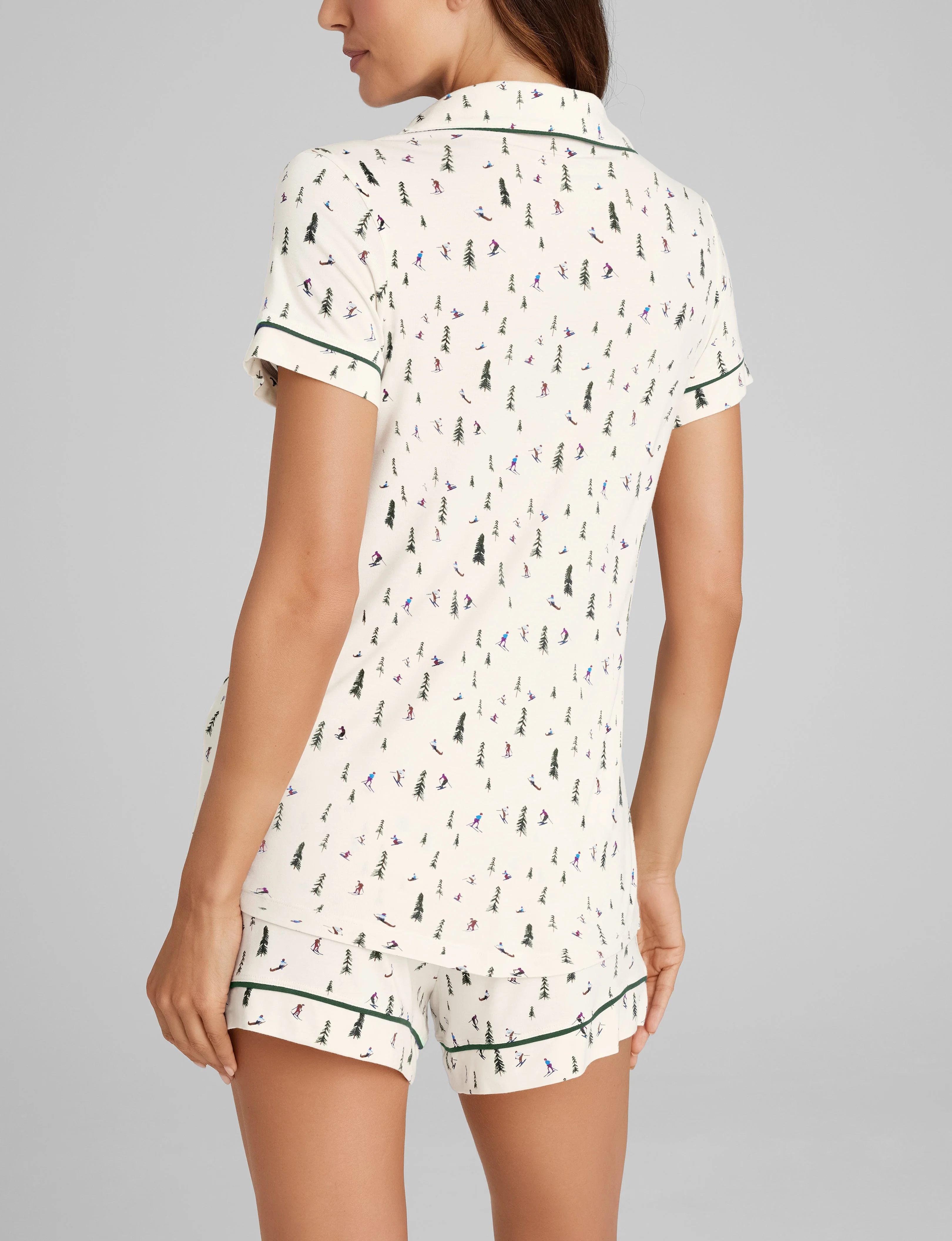 Women's Downtime Pajama Top & Short Set - Image 37