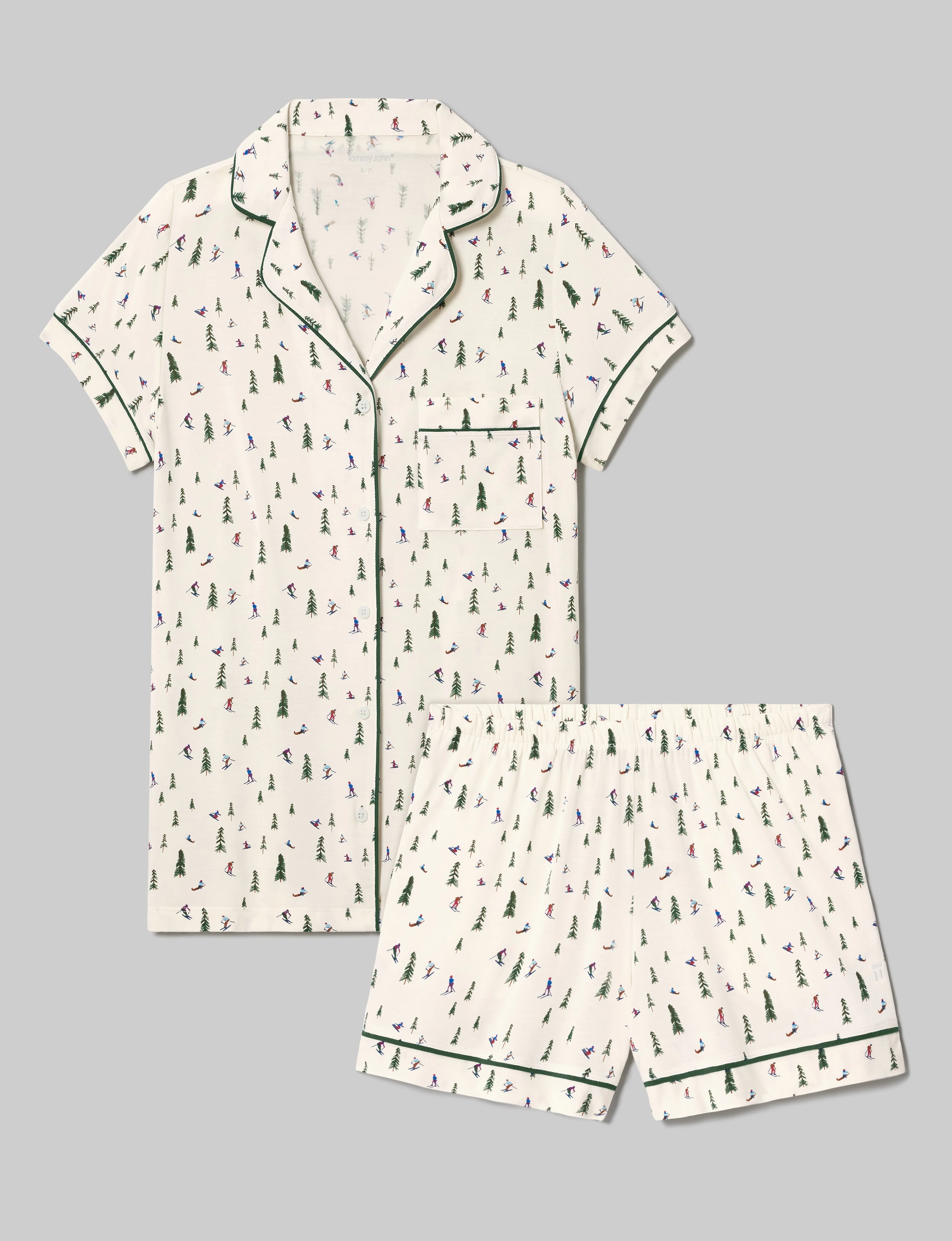 Women's Downtime Pajama Top & Short Set - Image 5