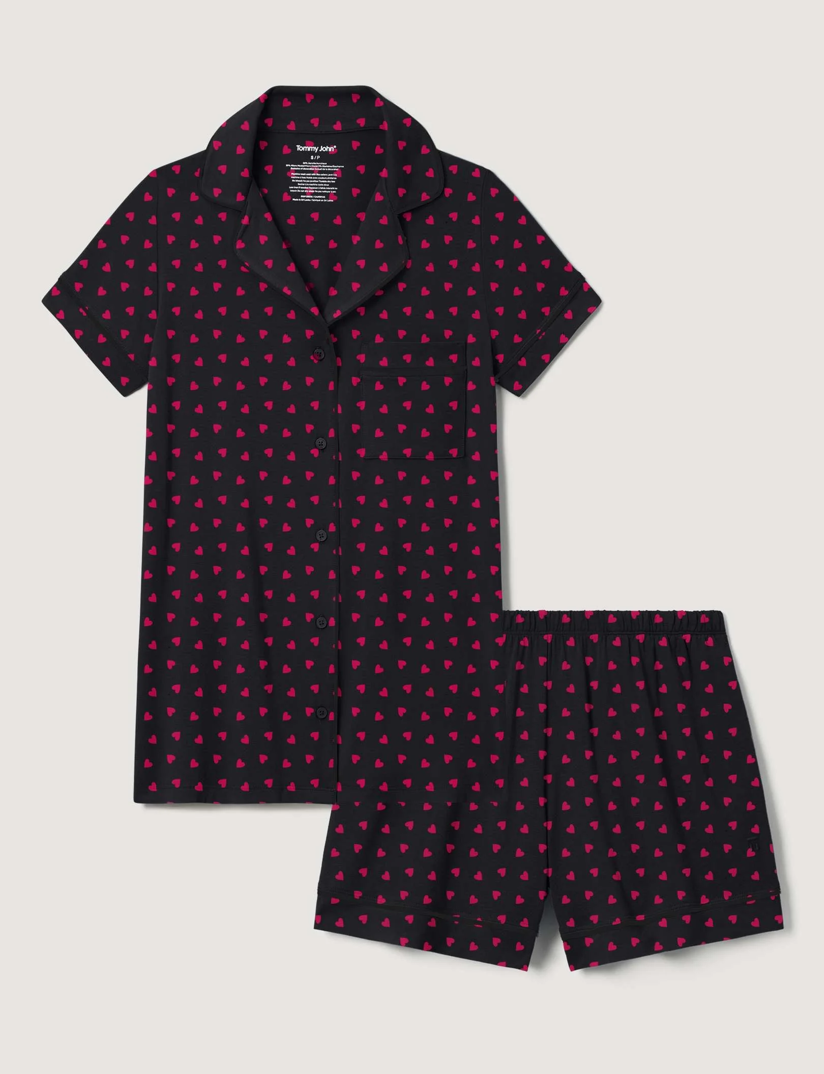Women's Downtime Pajama Top & Short Set - Image 60