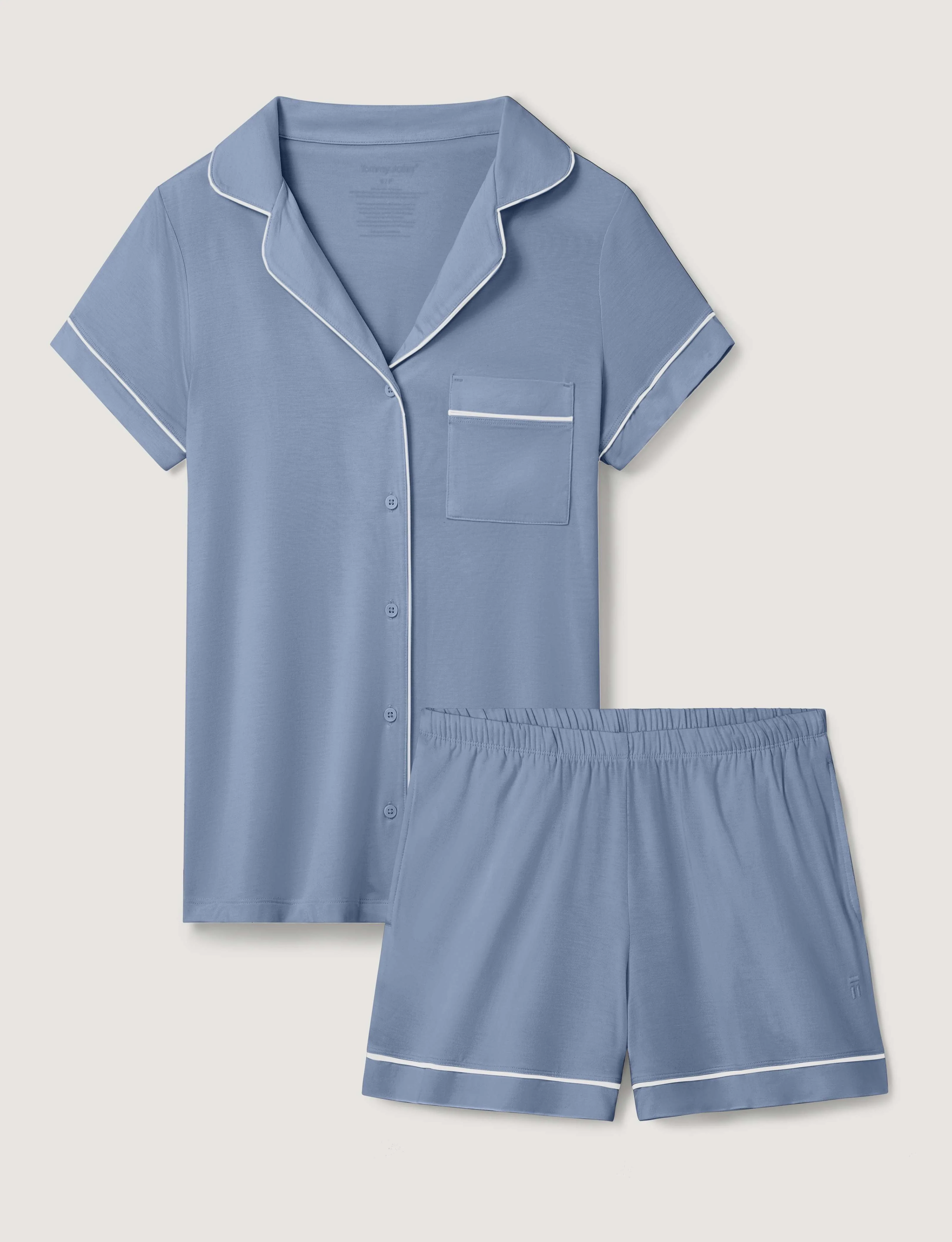 Women's Downtime Pajama Top & Short Set - Image 61