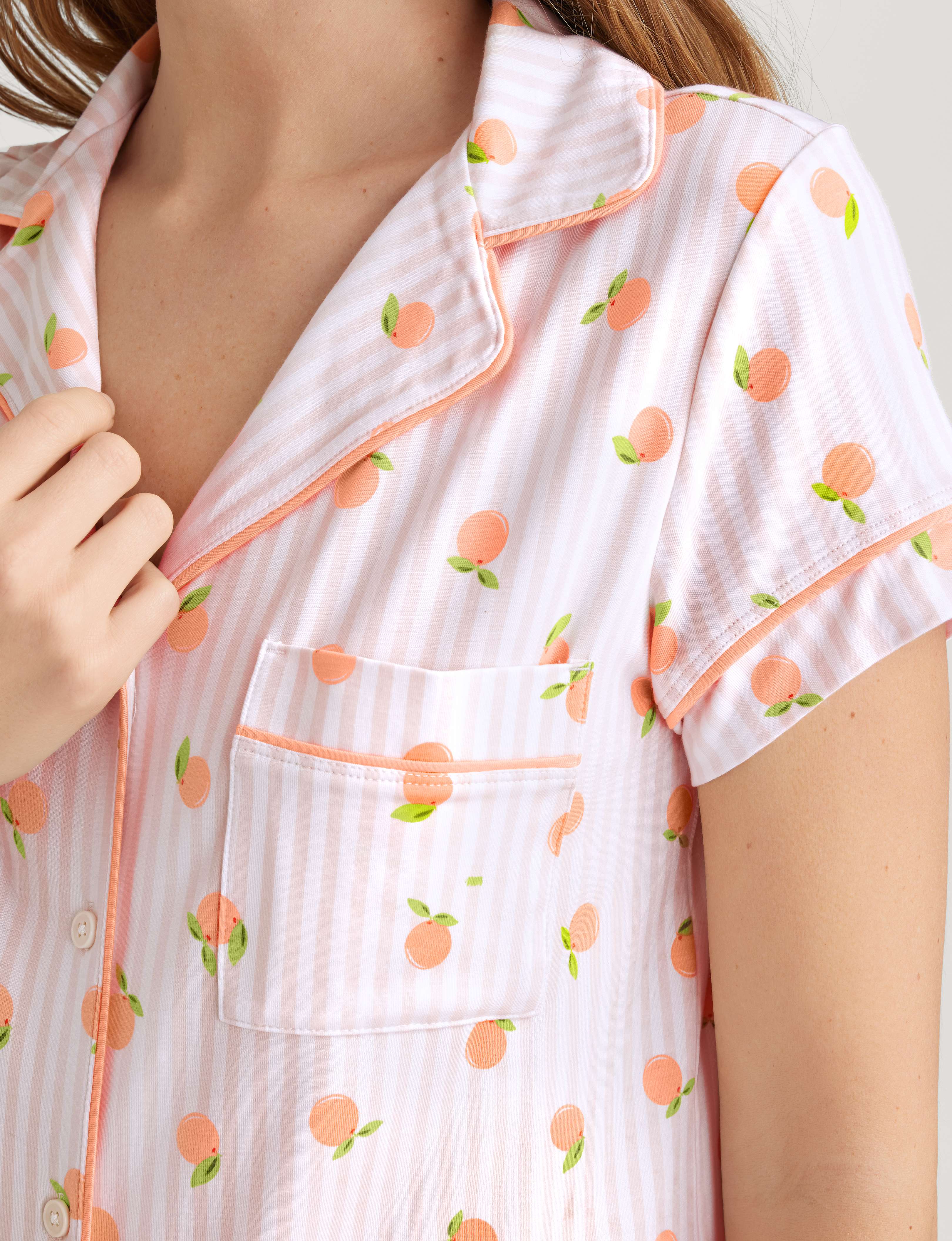 Women's Downtime Pajama Top & Short Set - Image 68