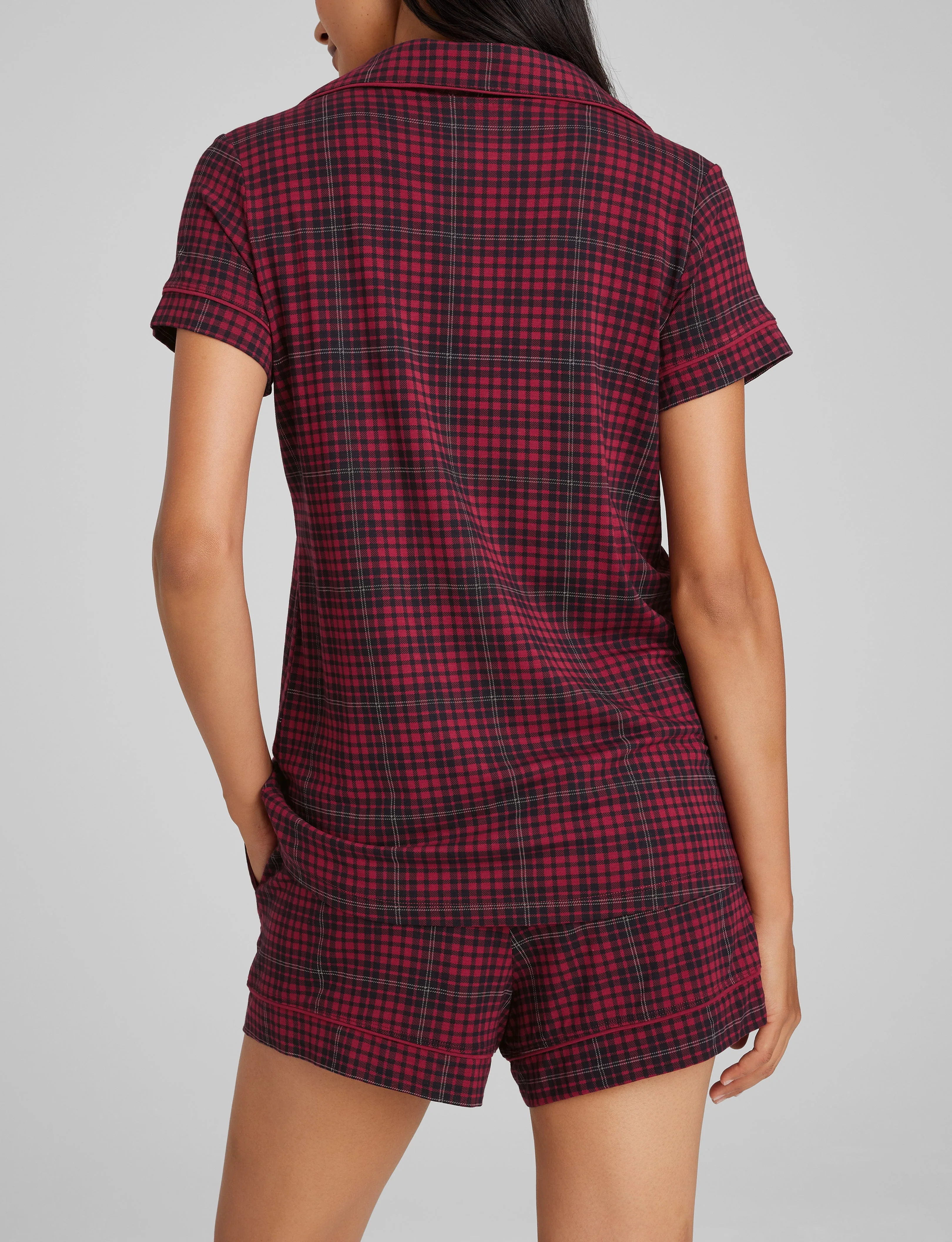 Women's Downtime Pajama Top & Short Set - Image 77