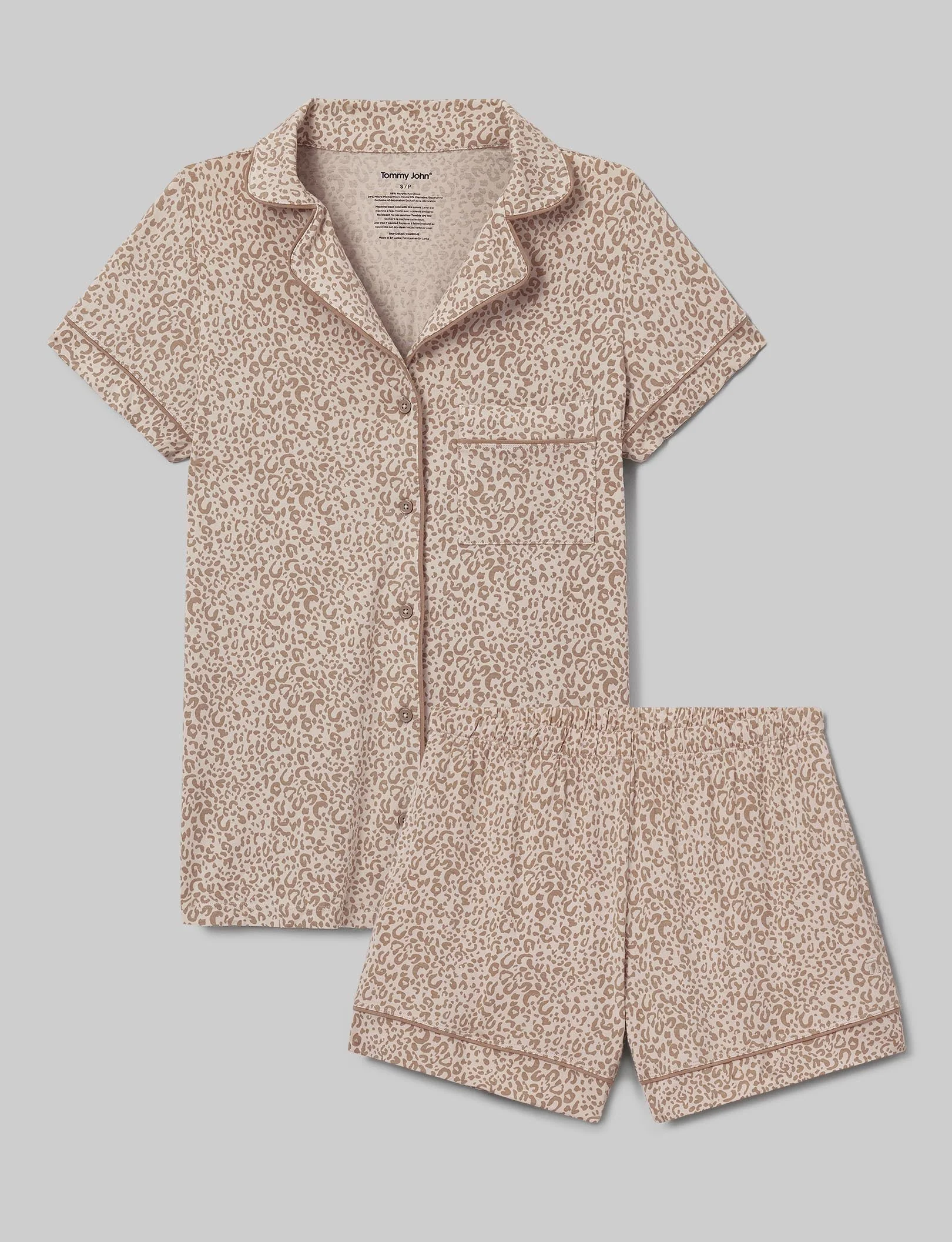 Women's Downtime Pajama Top & Short Set - Image 88