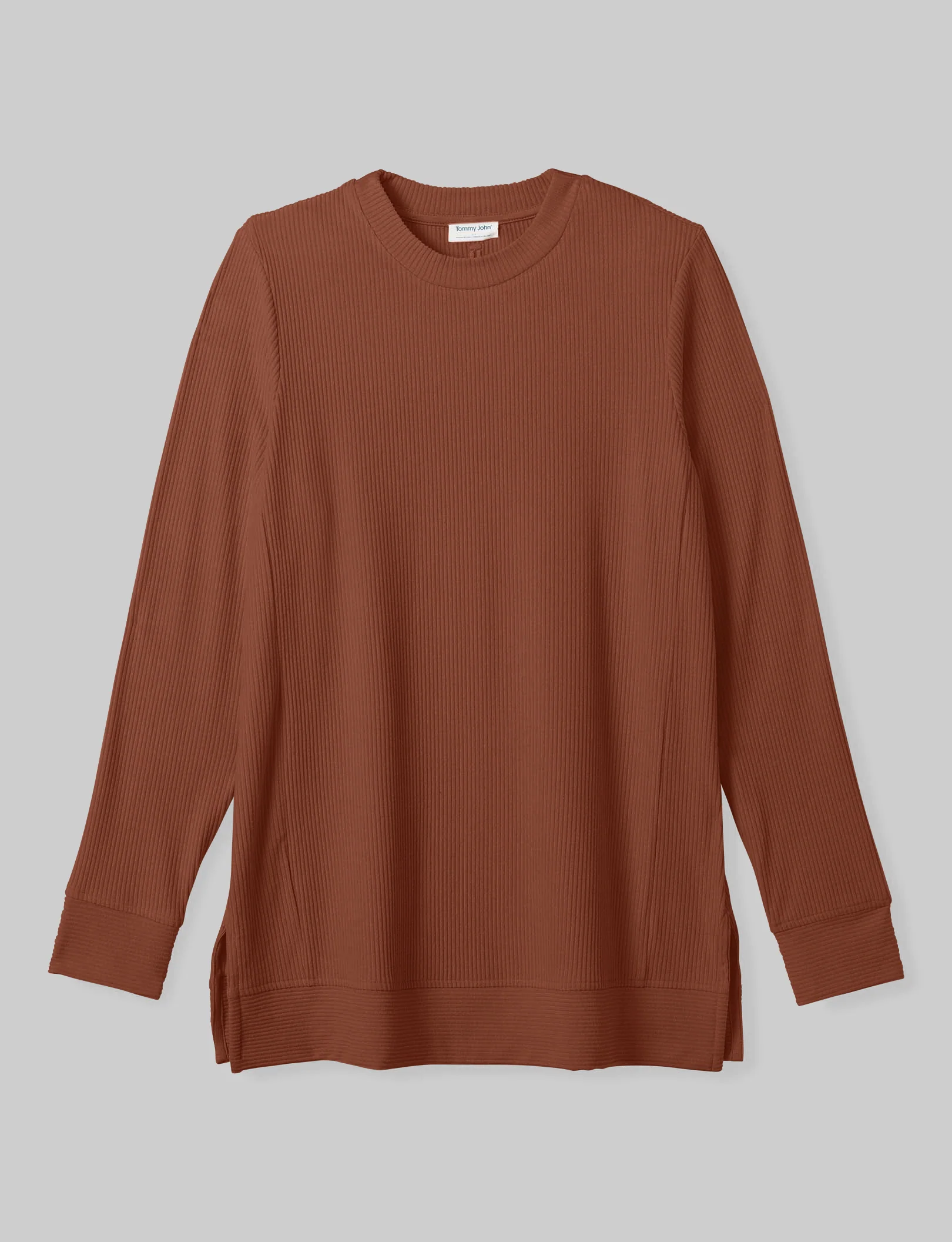 Women's Zen Ribbed Long Sleeve Crew Neck - Image 6